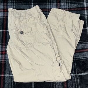 Rue21 Women's Tan Roll-Up Cargo Pants